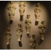 Clay female figurines with pubic triangles